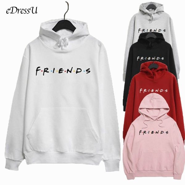 Mulheres Hoodies Melhores Amigáveis ​​Suéter Sublançado Sublover Kawaii Fleece Harajuku Loose Casual Casual Hoodie Coreano Camisa FJ-32165 201102