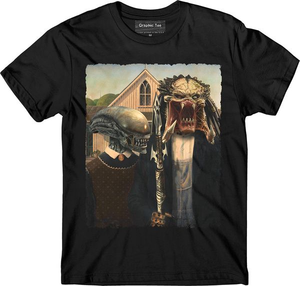 

xenomorph shirt, predator shirt, american gothic, alien covenant, halloween 2018 brand tees casual sport sweatshirt hoodie t shirt