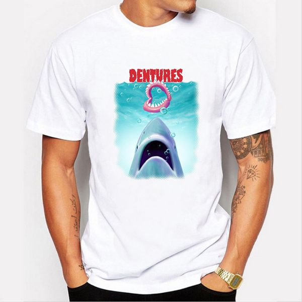 

men's new animal print t shirt men 3d shark cartoon t-shirt male summer casual short sleeve cotton tee shirt plus size 3xl