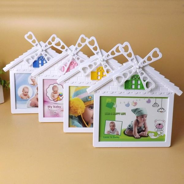 

frames creative cartoon house-style cars home tableplastic 7-inch frame decorative picture children studio