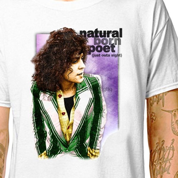 

marc bolan natural born poet 100% cotton lazycarrot t rex glam rock trex music festival hoodie designers t shirts sweatshirt