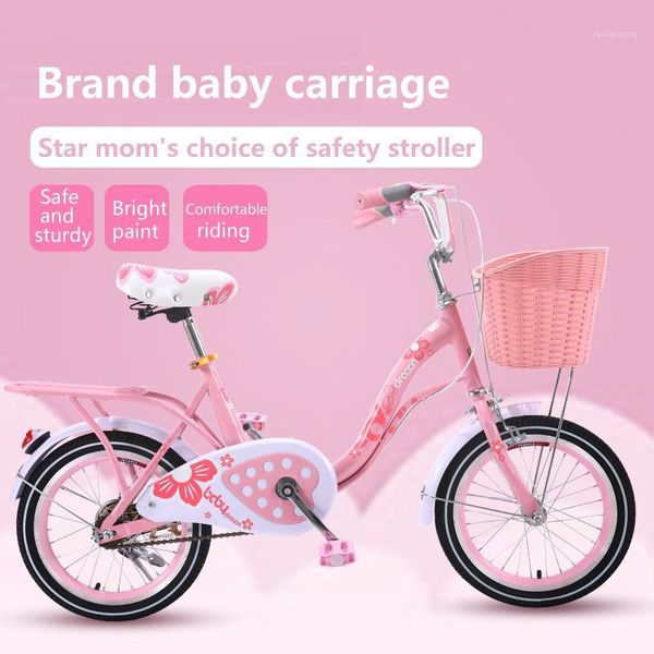 

bikes children's bicycles 7-8-10-12-15-year-old girl in the mountain bike pedal bicycle child stroller folding 16/20 inch1