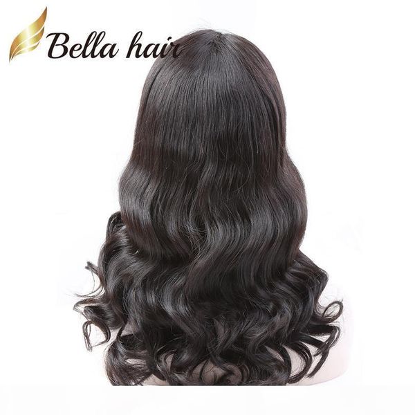 

brazilian virgin human hair wigs front lace wigs full lace wigs with baby hair wavy loose wave for black women bella hair, Black;brown