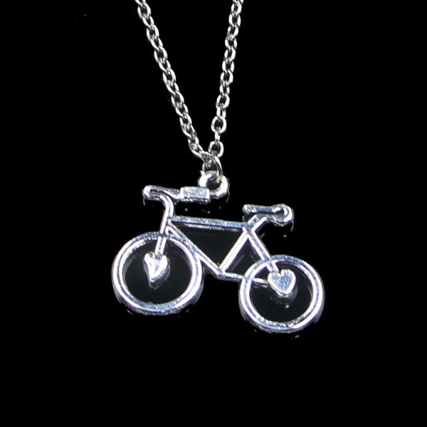 Catena a maglia della collana del pendente della bicicletta della bicicletta di modo 31*23mm per il regalo creativo del partito dei gioielli della collana del choker femminile