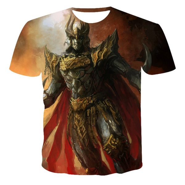 

summer men 3d anime illustration printing breathable printing 3d print shirts humor harajuku comics men clothing