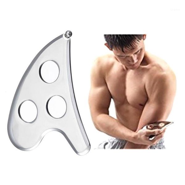 

stainless steel body scraper board physical therapy muscle meridian massage tool1