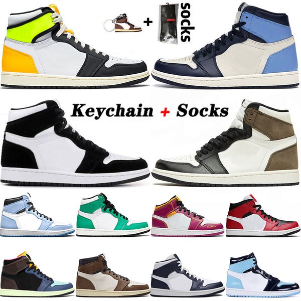 

2021 new arrival basketball shoes 1 1s mens women sport jumpman volt gold obsidian twist high dark mocha lucky green trainers sneakers 36-46, White;red