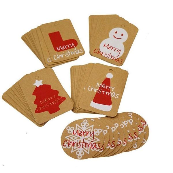 

card cards winter festival greeting gifts happy holiday invitations decor red santa hat christmas tree snowflake dhe2026z45f