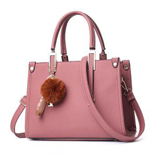 

creative pu leather handbag casual ladies shoulder bag with bag accessories luxury messenger candy leisure bags for women