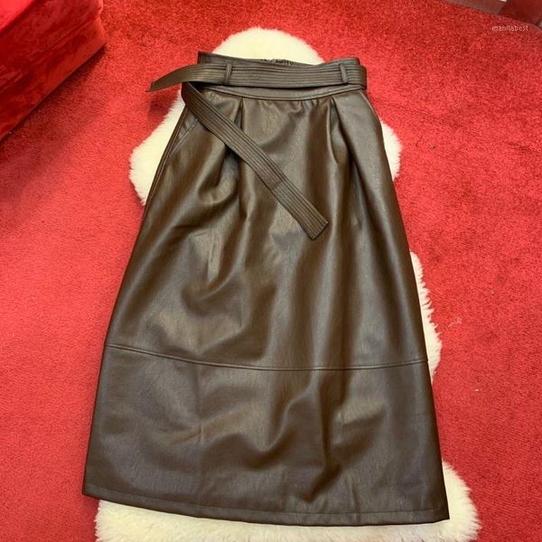 

2019 new ladies fashion solid color high waist lace mid-length flower skirt 12171, Black