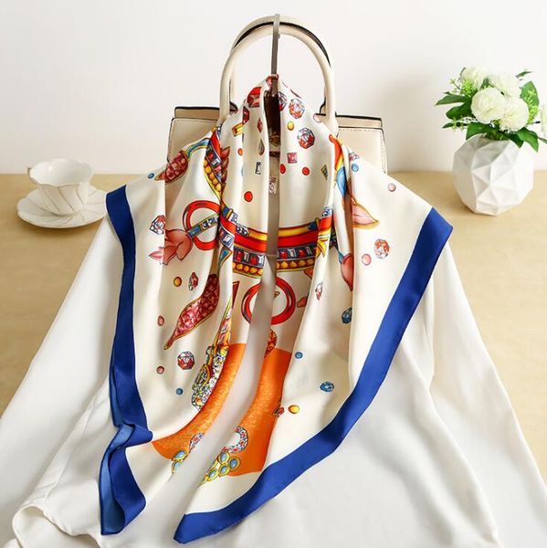 

fashion winter scarf women cashmere warm foulard lady horse scarves thick soft bufanda shawls wraps #2022 new, Blue;gray