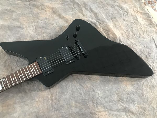 Nova guitarra elétrica Atacado de China Es 2P Guitarra personalizada Clássico Black pode aceitar personalização