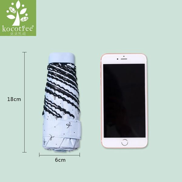 

kocotree mini pocket umbrella rain sun women parasol female plegable sombrilla paraguas mujer parapluie femme fashion wmtnmh xhhair