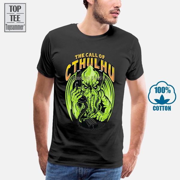 

2018 call of cthulhu funny men's cartoon monster designer funky black tees halloween custom 3xl hooded sweatshirt hoodie men t shirt