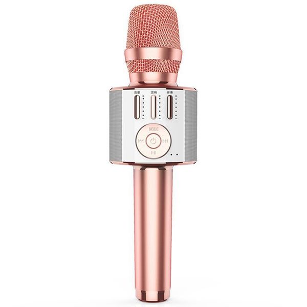 

wireless bluetooth microphone 3-in-1 portable handheld karaoke mic speaker machine christmas birthday home party