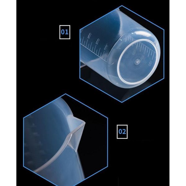 

50ml and 100ml plastic glass graduated measuring cup jug beaker kitchen lab tool liquid measure tool pp bea jllxzi bdesybag