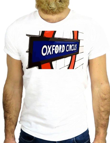 

new fashion 's short sleeve oxford circus underground london uk fashion vintage print sport hooded sweatshirt hoodie t shirt