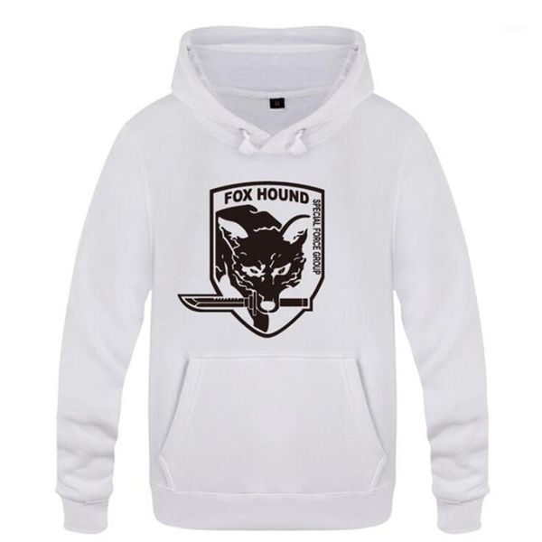 

mens hoodies games mg metal gear print hoodie men hip hip fleece long sleeve men's sweatshirt pullover skate homens moletom1, Black