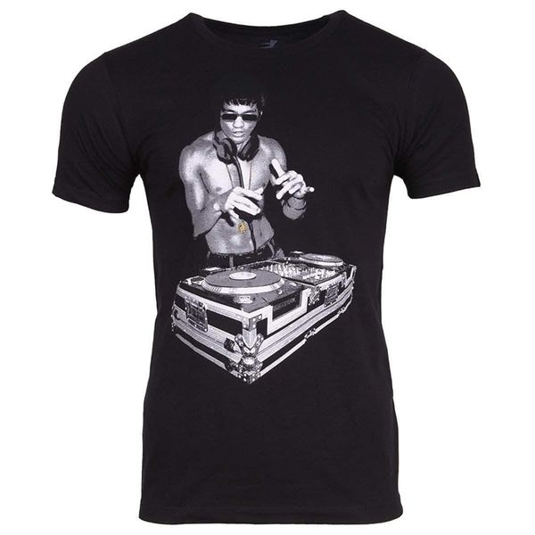 

bruce lee dj dragon classic t-shirt - black(2) sport hooded sweatshirt hoodie