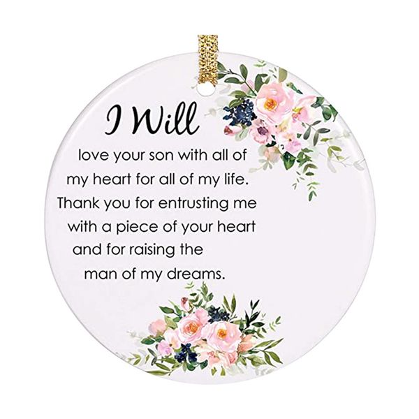 

christmas valentines day christmas ornament- when i tell you i love you i don't say it out of habit- wedding decoration ornaments 9071