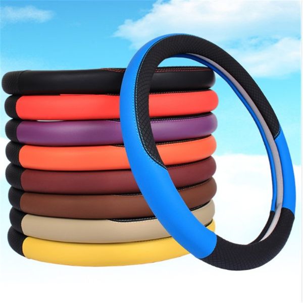

for auto steering wheel cover four seasons universal anti-slip pu car handlebar car steering wheel cover interior products