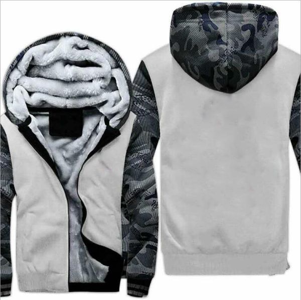 

2021 tide brand trendy autumn and winter fleece hoodie car fans street running racing suit zipper cardigan warm sweater forest road field pu
