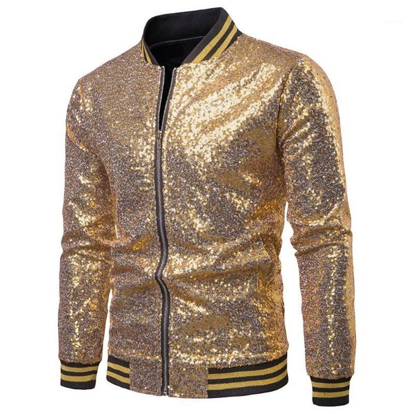 

new men bling performance sequined jacket party tuxedo suit coat prom hip hop 1, Black;brown