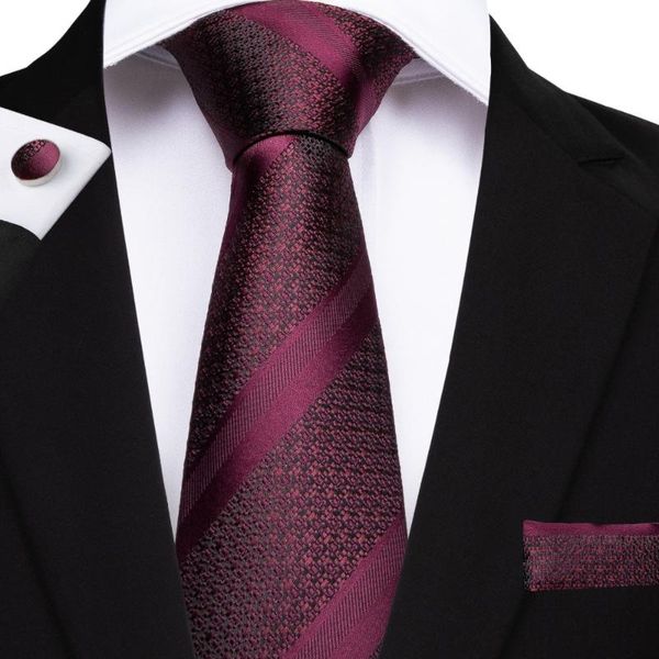 

dibangu new arrival men's ties 8cm red wine silk polyester tie casual fashion wind of england married wedding neckties mj-7168, Blue;purple