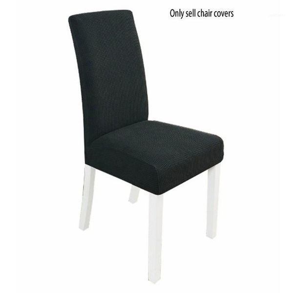 

chair covers household one-piece half-pack cover elastic dining jacquard wedding stretch1