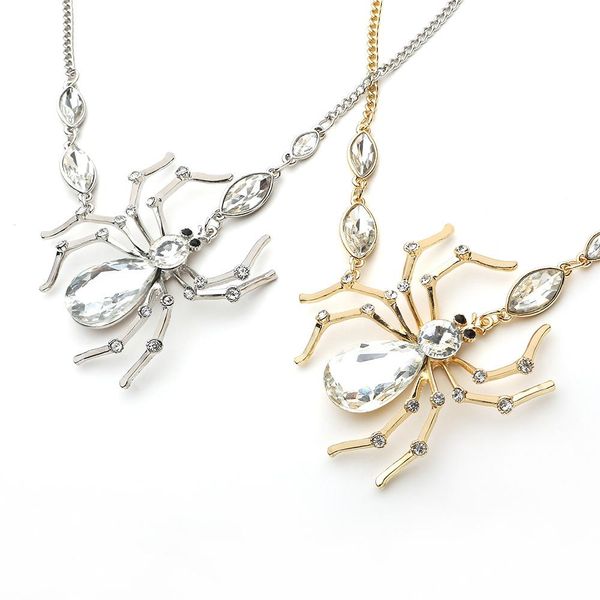 

spider jewelry set cubic zirconia long gift chic jewelry set, Silver