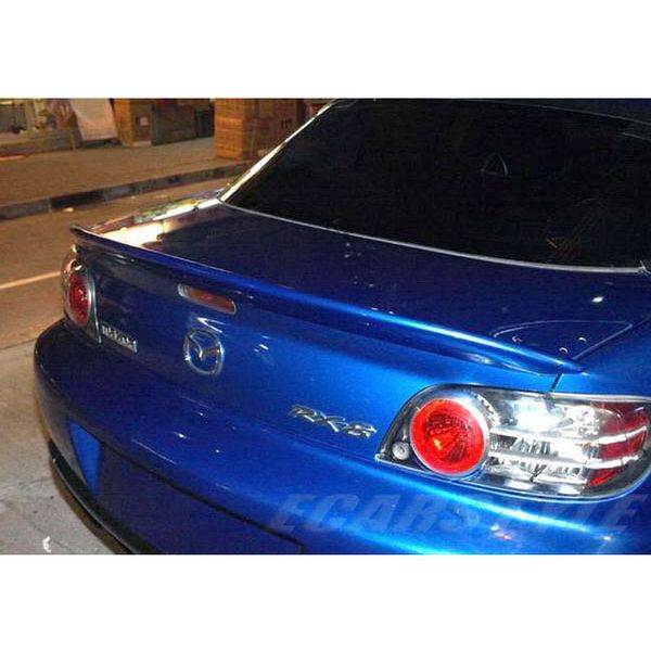 Per 04-08 Mazda RX-8 Spoiler posteriore Trunk Wing Deck Lip Primer grigio non verniciato