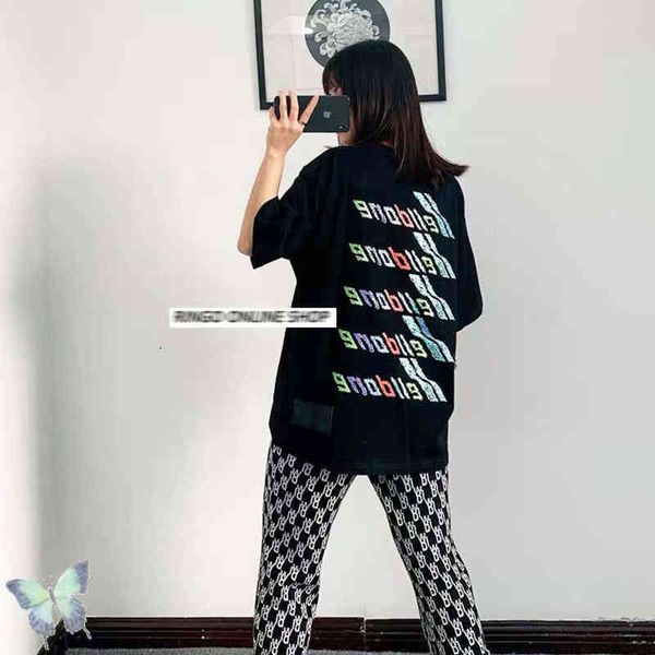 

well done oversized handpainted draft graffiti men women welldone t-shirt, White;black