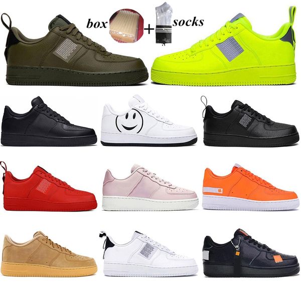 

with box 2021 men women casual running shoes sports skateboarding ones shoes low cut white black outdoor breathable trainers sneakers 36-45