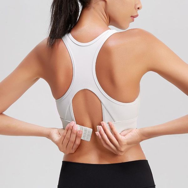 

oem shockproof running for women to shape the body u - neck vest beautiful back adjustble yoga brassiere, White;black