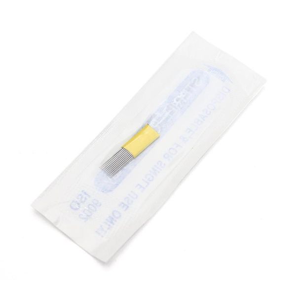 

50pcs microblading shading blades tattoo needles 21 pin double row microblading needles flat 50pcs micr jllyhv