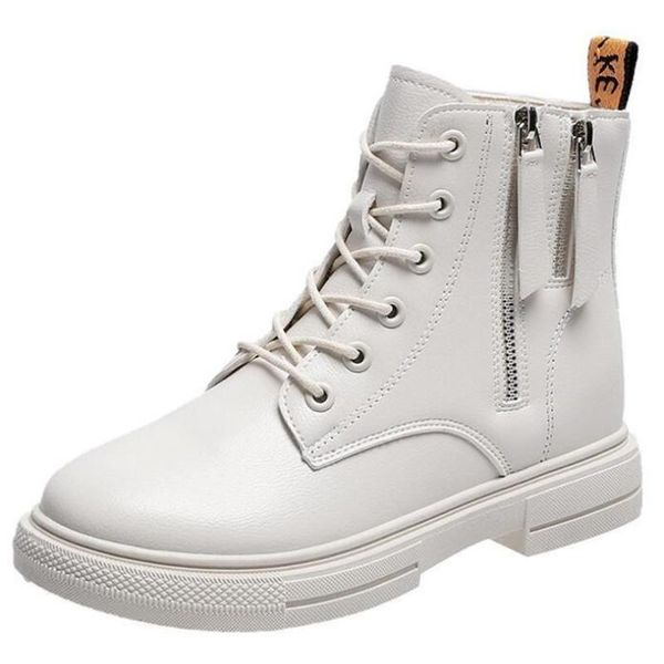 

boots 2021 autumn and winter side zipper riding women's tassel fashion casual short all-match shoes, Black