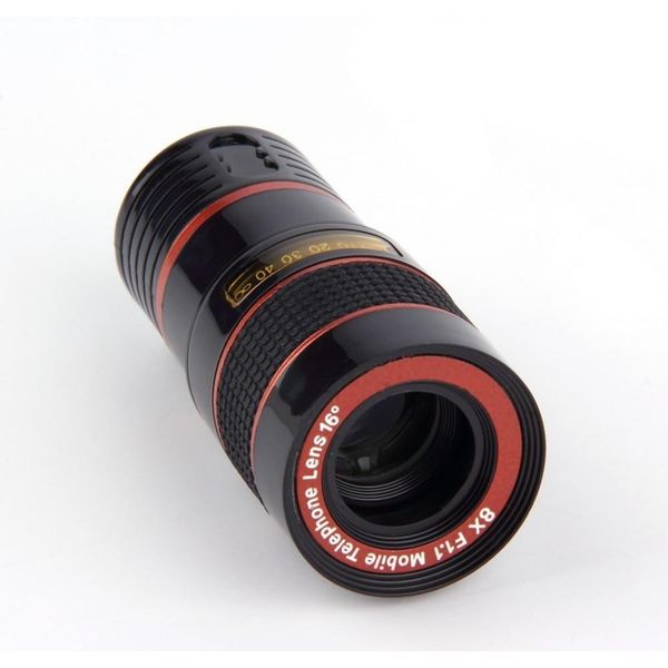 

optical lens 8x zoom telescope for camera mobile phone 4s camera bbyhis bdepack2001
