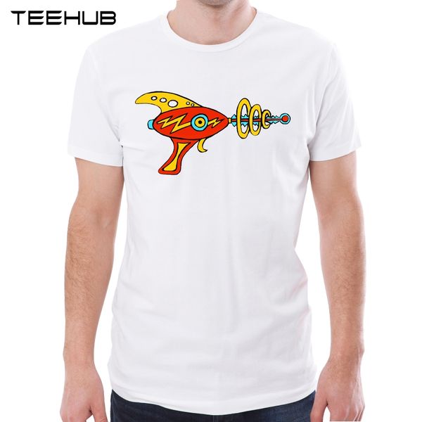 

teehub new arrival men fashion cartoon ray gun printed t-shirt short sleeve tee hipster cool design sport hooded sweatshirt hoodie