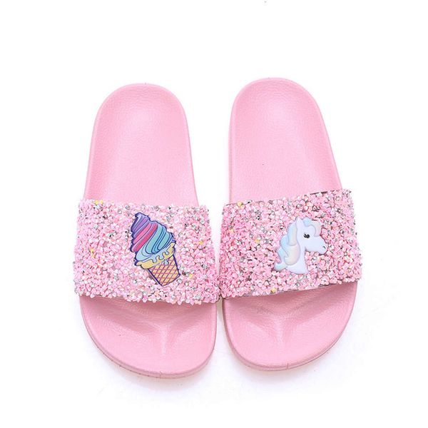 

cute word antiskid korean summer one cartoon casual children's slippers, Black;red