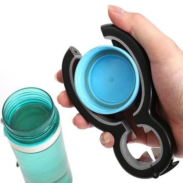 

6 in 1twist bottle opener multi function all in one jar gripper can wine beer lid twist off jar opener claw drop bbypsx