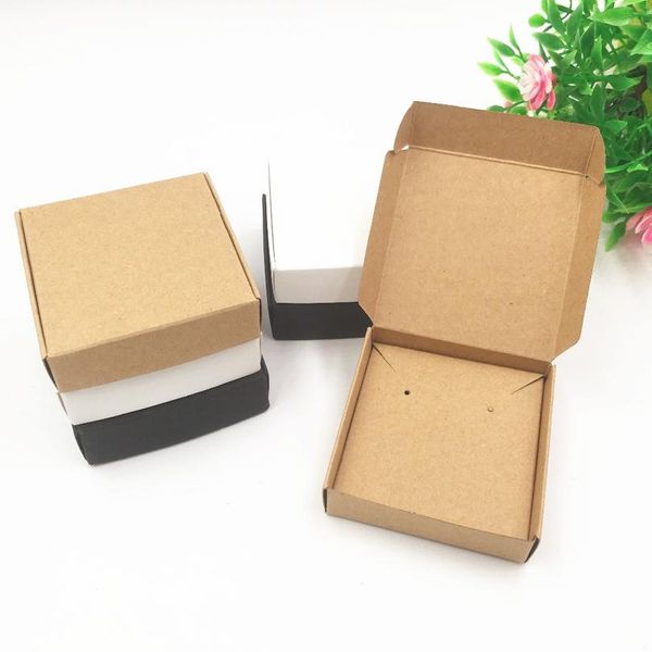 

20pcs small kraft paper box packaging rectangle gift paper soap box packaging kraft gift cardb jllafp