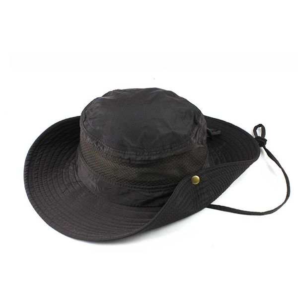 

flb] sun hat bucket summer men women fishing boonie hat sun long large wide brim bob hiking outdoor hats for men f329 wmtbob yyysports, Black;white