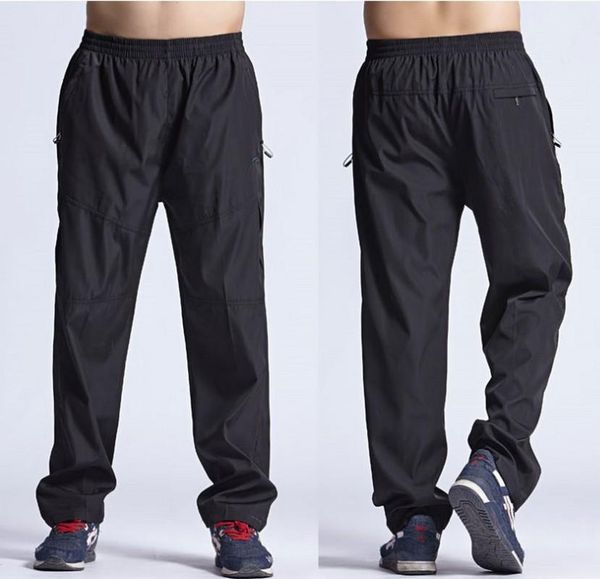 

men's pants gyms joggers fitness skinny sweatpants sportswear sporting men quickly dry breathable harem trousers 6xl, Black