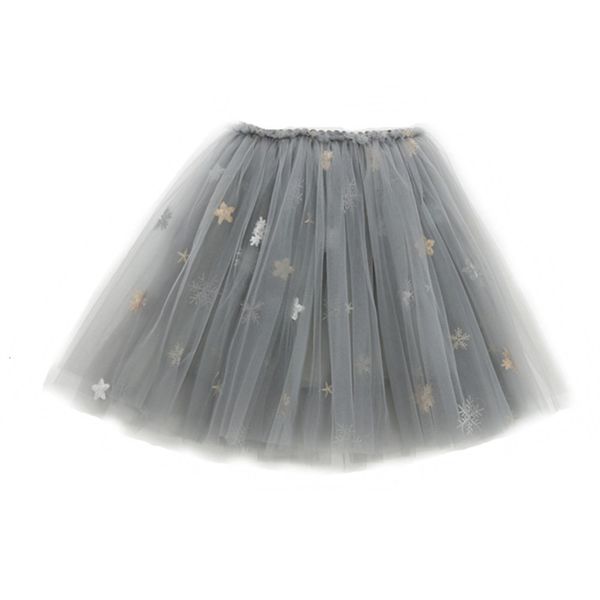 

winter and girls' autumn net sequin shining star school short children's middle long princs skirt, Blue