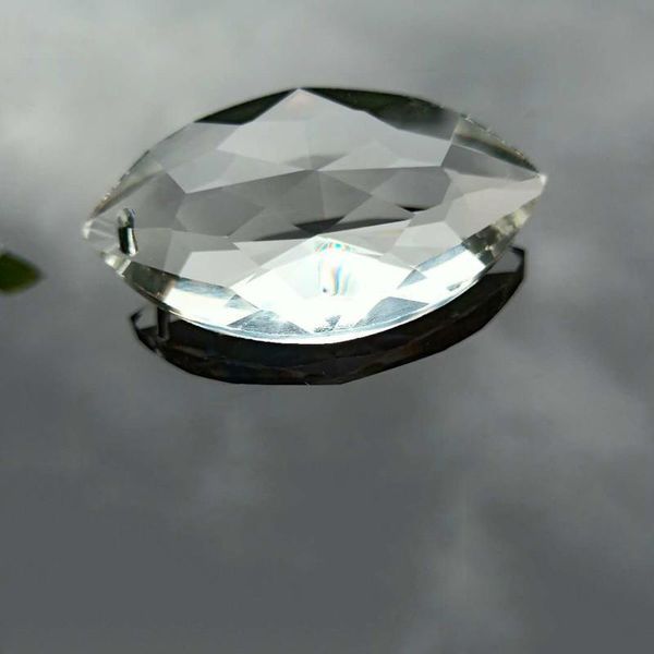 

50mm horse eye crystal pendant glass clear chandelier crystals prisms diy lighting accessories hanging ornament home decoration h jlliuy