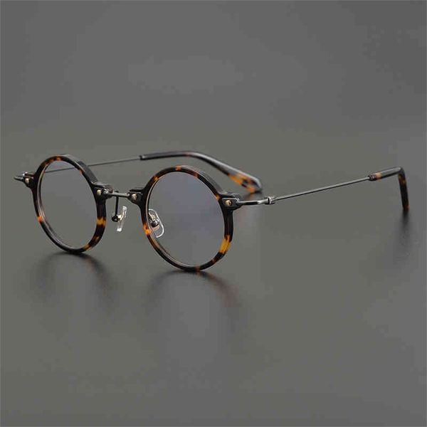 

73% off factory sale pure titanium ultra light women's round frame anti blue light men's myopia glasses frame can be matched with, White;black