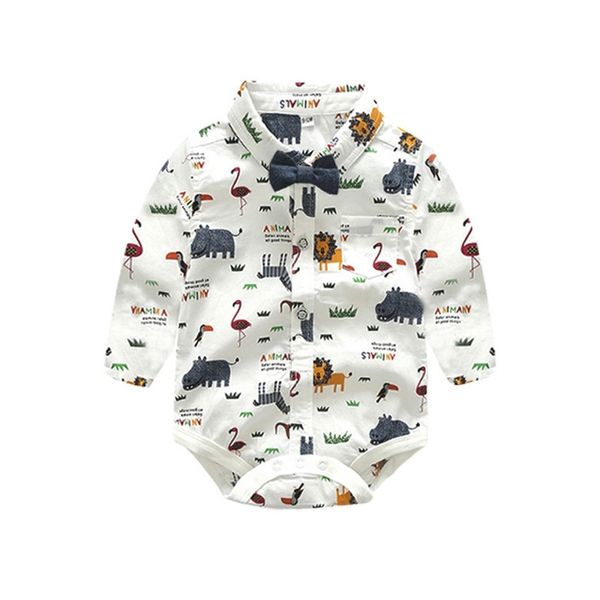 

tem doger baby clothing sets autumn infant clothes long sleeve tie shirt+overalls 2pcs gentleman suit for bebes boy y200323, White