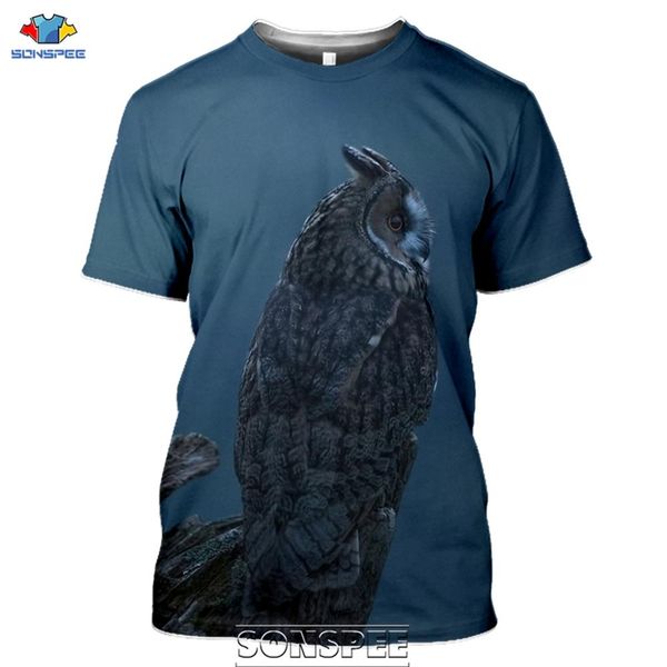 

new birds owl 3d print shirts horror funny humor men clothing