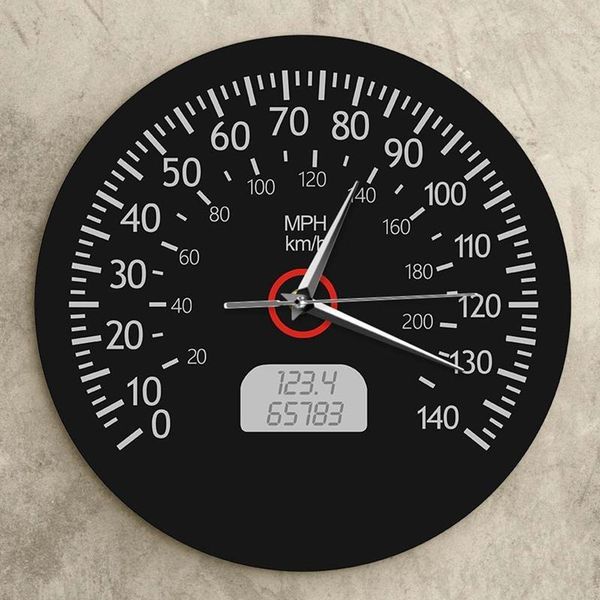 

car speeeter dial digital watch wall clock1