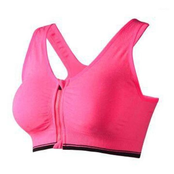 

women padded wire zipper push up sports bras fitness yoga sports underwear1, White;black